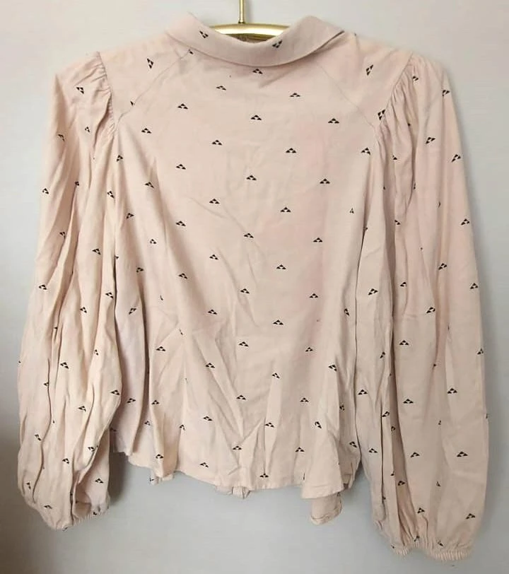 Blusa Naf Naf com estampa, tamanho 44 – photo 3